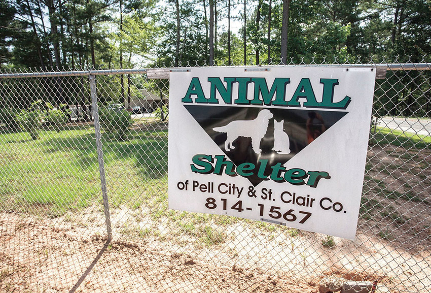 Pell City Animal Control Center. Photo Credit: Bob Crisp, The Daily Home.